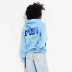 Adult Poppi Future Of Soda Graphic Hoodie Sweatshirt - Blue