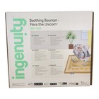 Ingenuity Soothing Baby Bouncer Vibrating Infant Seat Flora The Unicorn 0-6m New