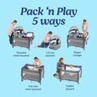 Graco   Pack N Play Dome Lx Playard With Baby Bassinet Lightweight Portable Crib