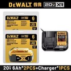 100  Genuine Dewalt 20v 6ah Battery  Rechargeable Lithium Ion Battery