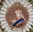 Antique Queen Victoria 1887 Golden Jubilee F    R  Pratt   Co Plate