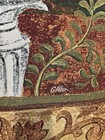 Vtg G  Allen Tapestry 4 Ft 2 In   X 5 Ft 10 In  signed birds At A Fountain eeuc