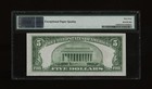 Dbr 1928-a  5 Legal Tender Fr  1526 Da Block Pmg 64 Epq Serial D14013420a
