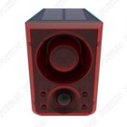 Solar Motion Sensor Alarm Siren Light With Remote Controller For Home Farm Yard