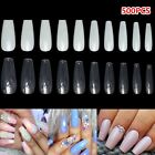 500  1000pcs Full Cover Ballerina Coffin Long False Acrylic Nail Tips Fake Nails