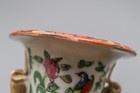 Damage Chinese Export Porcelain Qing Famille Rose Baluster Vase Pair Antique 10 