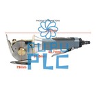 Pneumatic Cloth Fabric Cutting Machine Air Round Knife Scissors Diameter 70mm