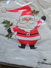 Vtg  Hallmark Santa W Holly Christmas 20 Napkins  6 1 2 X 6 1 2  Unfolded 13 1 2