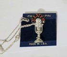 Elvis Presley Jewelry Set 3 Pins Microphone On Chain Stick Pin And Cursive Name