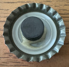 Lagunitas Brewing Co  Bottle Cap Magnet Red White Metal 1  New Dog Terrier
