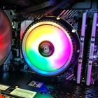 Cryo-pc Rgb Ufo Cpu Cooler Heatsink 90mm Fan Low-profile For Amd Intel
