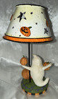 Vintage Kohl   s Department Store Halloween Ghost W  Pumpkin Tea Light Candle