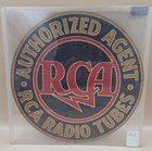 Vintage Rca Radiotron Authorized Agent Radio Tubes Advertising Sign Decal 10 
