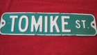 Vintage Retired  tomike St   24 X 6 Embossed Road street Sign