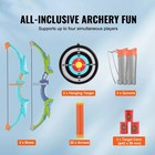 Kids Bow And Arrow Set Led Light Up Archery Kit 2 Pack 20 Arrows 2 Targets