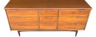 1960s Danish Modern Walnut Dresser     Mid Century Modern 9 Drawer Chest Vintage