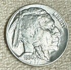 1-1930-p Buffalo Nickels  Au unc Plus A Silver Bar