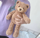 Light Brown Teddy Bear Plush Toy 14  Stuffed Animal Toddler Doll Gift For Kids