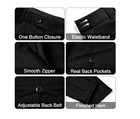 Mens Suits Slim Fit 3 Piece Tuxedo Suit One Button Solid Prom Wedding Party