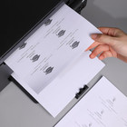 500 Piece Blank Printable Business Cards 3 5 X 2  Perforated Card Stock Paper Fo