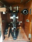 Antique Carl Zeiss Jena No  212856 Microscope And Original Box 