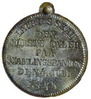 Vintage Denmark - 1894 Laurids Pedersen Skau Commemorative Medal - Gilt -ec 9230