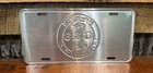 New C b Farm   Outdoors Metal Embossed License Plate Car Tag Brown White Alabama