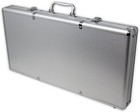 New Da Vinci Heavy Duty Aluminum Poker Chip Case  Fits 750 Chips  not Included 