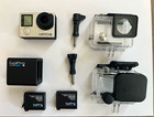 Gopro Hero4 Action Camera Bundle Waterproof Housing Batteries Case Usb 12mp