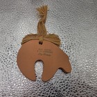 Native American Handcrafted Bear Ornament Signed - Southwest Pottery Art