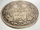 1911 Canada 25 Cents Quarter Km  18 Circulated Coin Ii895