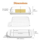 Lifewit Butter Dish With Lid For Countertop  Extra Large Plastic Butter Holder