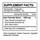 120pcs Saw Palmetto 1000mg - Premium Prostate Health Support Supplement For Men