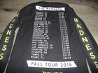Xo The Weeknd The Madness Fall Tour Dates 2015 Small Black Long Sleeve Shirt