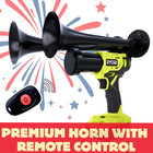 Ryobi 18v Train Air Horn Dual Metal Trumpet Remote Control Usa Assembled Model