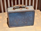 Vintage 1950 s American Thermos Bottle Co  Lunch Box Blue-gray Metal No Thermos