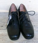 Nwt Blondo Canada Black Leather Dover Lace-ups Block Heel New  Size 12 N