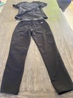 Figs Scrub Set For Women Catarina Top   Zamora Jogger Pants Color Black Size Xs 