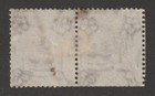 Great Britain  Scott   27  Used Pair  F  6p Victoria  1856  Station Cancels
