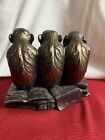 3 Wise Monkeys Hear see And Speak No Evil 5 Inches Tall And 6 Inches Wide