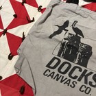 Vintage Dockside Canvas Co  Tote Bag As Is Gray 90s 