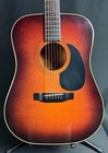 1980 s Sigma Dm-4s Dreadnought Acoustic Guitar Vintage Sunburst W  Case