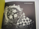 Breitling Chronomat Chronograph Watch Instructions Manual Book And Open Hang-tag