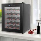 20 Bottle Wine Fridge Beverage Wine Chiller Wine Cooler Rectangular Freestanding