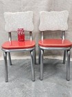 Vintage Howell Child   s Dinette Set     Retro Formica Chrome Table   2 Chairs Mcm