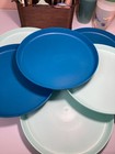 Kids Plastic Dinnerware Set 100  Pcs Pillowfort Cool Colors   Cutlery Organizer