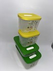 Tupperware Fridgesmart Container Set 4 Pc Produce Storage Vent System