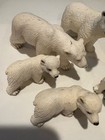Lot Of 8  Schleich Polar Bear Figures Animal Artic Snow 