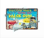 1965 Toy Doctor Whos Astro Ray Dalek Gun Metal Tin Sign Classic Reproductions