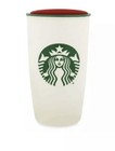 Disney Parks 2019 Starbucks Happy Holidays Ceramic Travel Tumbler With Lid New